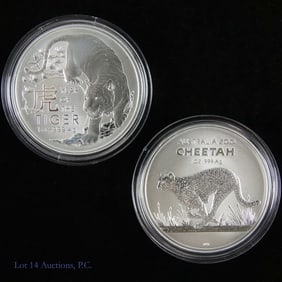 2021 & 2022 Australia 99% 1 Ozt Silver $1 Coins -2
