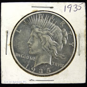 1935 (p) USA Silver Peace Dollar