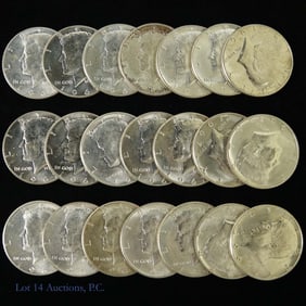 1965 - 1970 USA 40%-Silver Kennedy Half Dollars 21