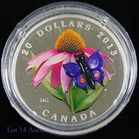 2013 Canada 99% Silver 1 Ozt. Proof $20 in OGP