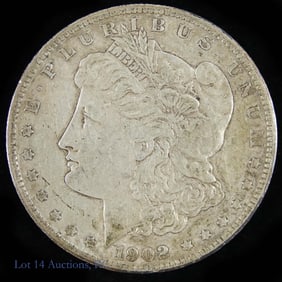1902-S USA Silver Morgan Dollar
