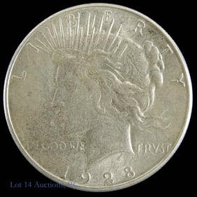 1928-S USA Silver Peace Dollar