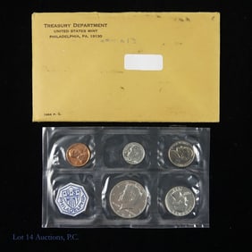 1964 (P) USA Silver 5-Coin Proof Set in OGP