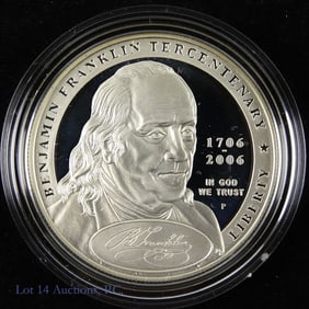 2006 USA Silv. Unc. Franklin $1 "Founding Father"