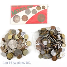 Various World Coins (+3 lbs)