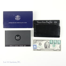 USA 90%-Silver & Clad Coins & Currency Items -4
