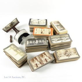Keystone View Co. Stereoscope Viewer & Cards, 200+