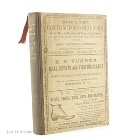 Carter's Newburgh City Directory (1885 w/ Map)