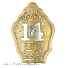 Original NY Fire Department Badge (19th c.)