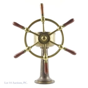 Marine / Ship Steering Wheel Brass Brown Bros