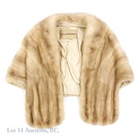 Roy H. Bjorkman Mink Fur Stole