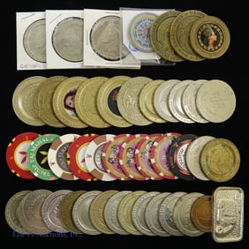 Various Casino Gaming Tokens & Other Exonumia +43