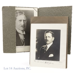Patrick Hurley Claude Swanson Signed Pictures