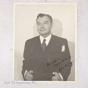 Robert Houghwout Jackson Autographed Photograph