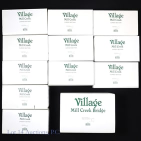 Dept 56 Village Mill Creek & Bridge in Boxes, 12