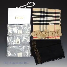 Five Dior Scarves