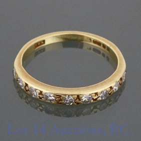 18k Y Gold Sapphire Ring