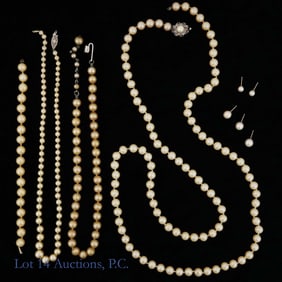 Pearl Jewelry and Earrings