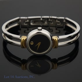 Movado Sapphire Crystal Stainless Steel Watch