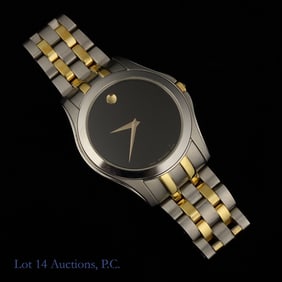 Movado Two Tone Stainless Steel Men's Watch