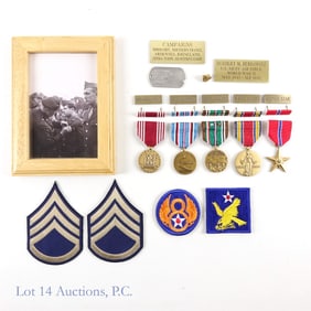 WWII USAAF Medal & Patch Collection