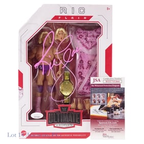 WWE Ric Flair Signed Ultimate Edition Figure, JSA