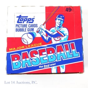 1981 Topps Baseball Cards Display Box (24 cello)