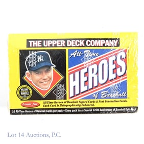 1994 Upper Deck All-Time Heroes Baseball Card Box