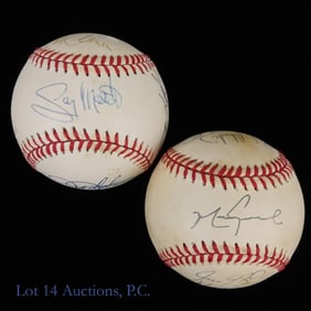 1984 & 1994 Chicago Cubs Signed Baseballs