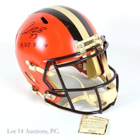 Joe Thomas Sgd Cleveland Browns FS Helmet Schwartz