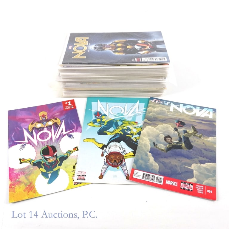 Young Avengers & Nova, Key Issues, MARVEL (+40): Young Avengers & Nova, Key Issues, MARVEL (+40). Collection of over 40 comic books featuring Young Avengers and Nova featuring a complete run of Young Avengers Presents Some Key Issues included: Young