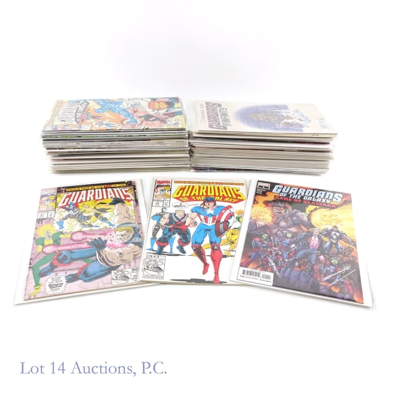 Guardians of the Galaxy, Key Issues , MARVEL (+60): Guardians of the Galaxy, Key Issues , MARVEL (+60) Collection of over 60 Guardians of the Galaxy and related comic book titles including a complete run (#1-11) of the 2015 run of Drax co-written by CM