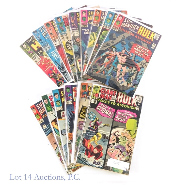 Tales to Astonish Comics, Key Issues MARVEL (15): Tales to Astonish Comics, Key Issues MARVEL (15). Collection of Tales to Astonish comic books including numerous key issues. Some key Issues included: #64 - First cover and second full appearance of t