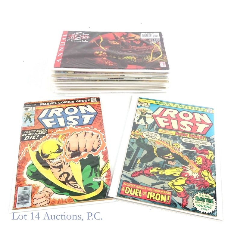 Iron Fist & Power Man, Key Issues MARVEL (+20): Iron Fist & Power Man Comics, Key Issues MARVEL (+20). Collection of Iron Fist and Power Man titled comic books including key issues. Some key Issues included: Iron Fist #1 - First solo titled Iron Fi