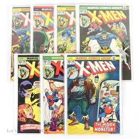 X-Men #84-90, Complete Run, MARVEL Comics (7)