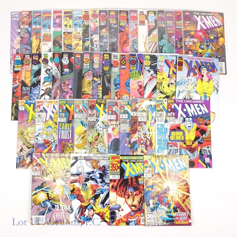 X-Men Ranging #301-353, Key, MARVEL (50): X-Men Ranging #301-353, Key Issues, MARVEL Comics (50). Fifty (50) issues of X-Men ranging #301 - 353 (missing 304, 305, 306) including multiple Key Issues. Some Key Issues include: #311 - First cameo
