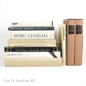 Art & Geography Hardcover Books (10+1)