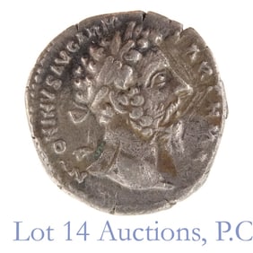 161-180 AD Roman Marcus Aurelius Silver Denarius
