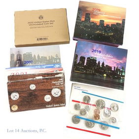 1979 - 2022 U.S. Mint Unc. Coin Sets (20)