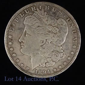 1894-S USA Silver Morgan Dollar Semi-Key Date