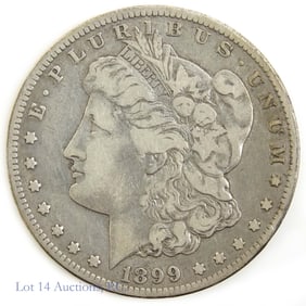 1899-S USA Silver Morgan Dollar (VF)