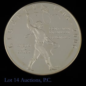 2006-P USA Silv. Unc. Franklin $1 "Scientist" Ver.