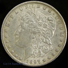 1897-S USA Silver Morgan Dollar - Tough Date