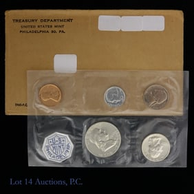 1960 (P) USA 5-Coin Silver Proof Set in OGP