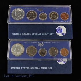 1967 (S) USA Silver Special Mint Sets (2)
