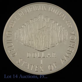 1987-S USA Silver Proof Constitution Com. $1 (OGP)