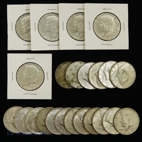 1965 - 1970 USA 40%-Silver Kennedy 50c (23)
