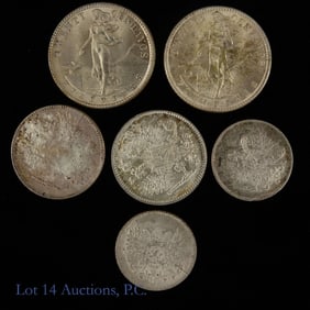 1916 - 1944 75%-Silver World Coins (6)