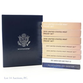 2014 - 2022 U.S. Mint Clad Proof Sets in OGP (8)