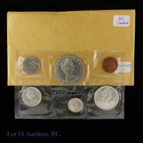 1965 Canada Silver 6-Coin Mint Set (P/L)